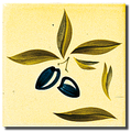Carrelage - Décoration - Olive- Motif - Design - Faïence de Provence à Salernes