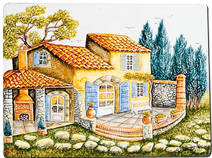 Carrelage - Décoration - La Bastide - Fresque - Tableau - Faïence de Provence à Salernes